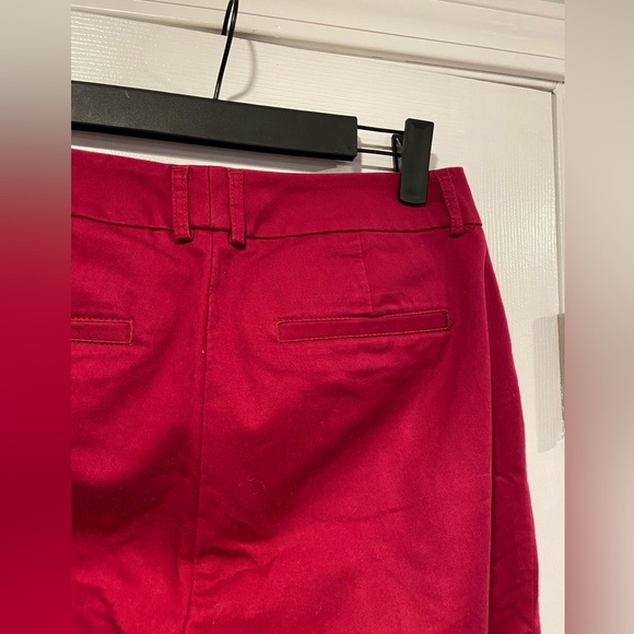 Dockers Size 4P Pink Ideal Fit Cropped Capri Chino Pants Cotton Blend Stretch - Picture 7 of 11